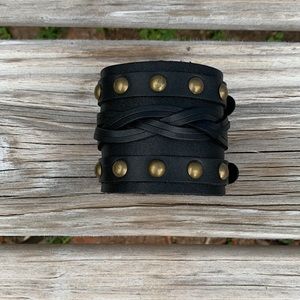 Leather Rocker Bracelet